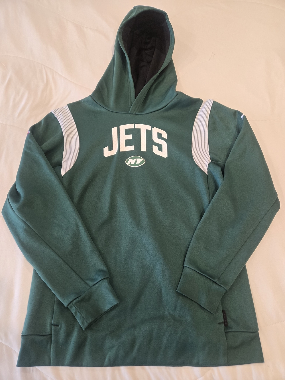 Nike NFL ThermaFit Youth JETS Hoodie . SIZE L 14/16